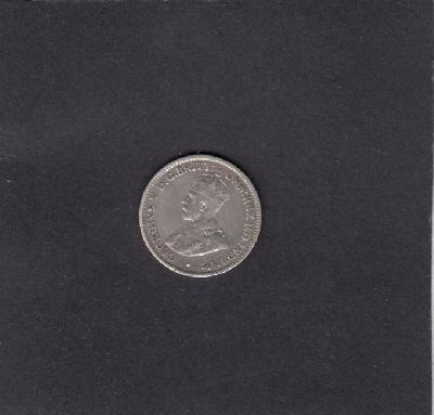 Beschrijving: 3 Pence GEORGIUS V